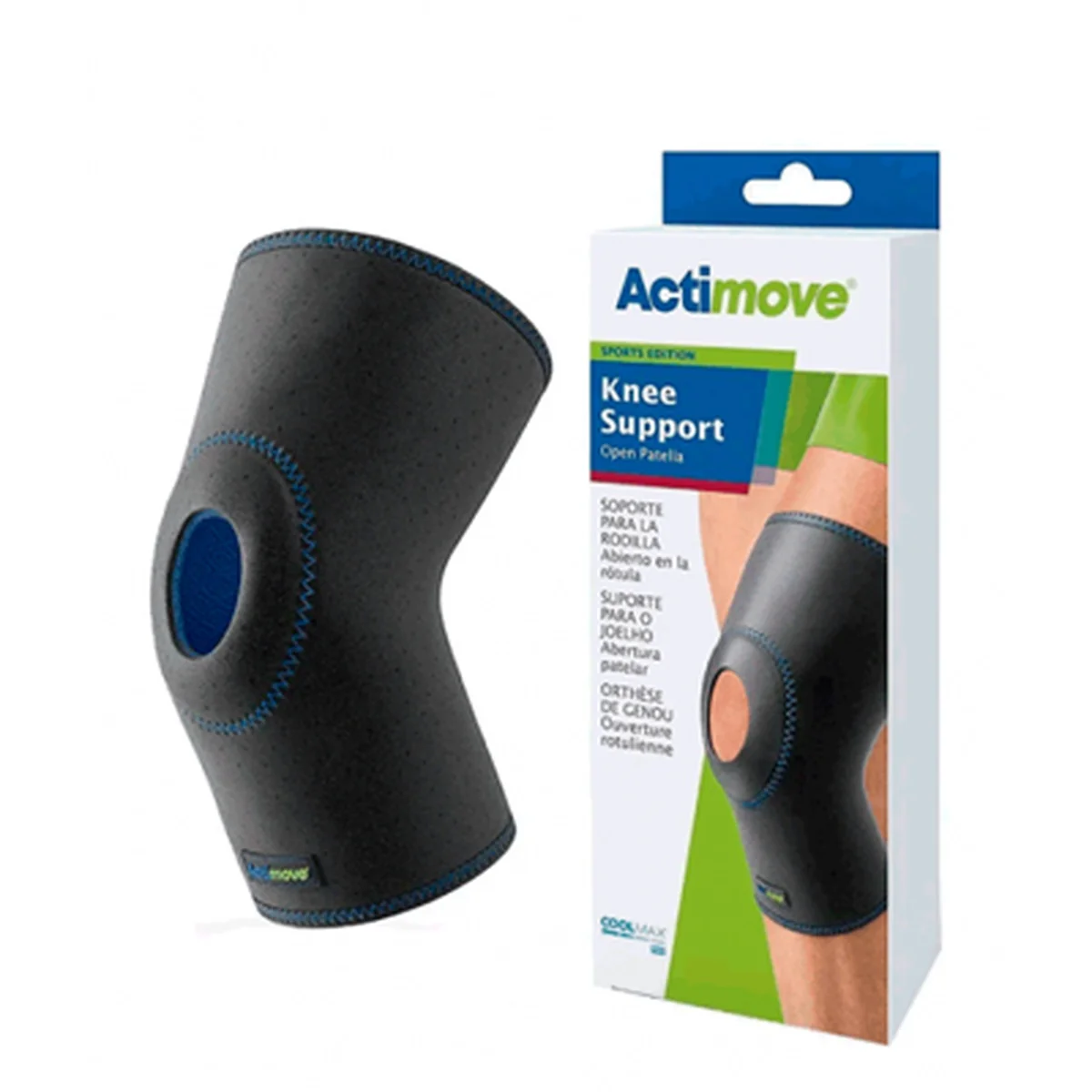 Actimove Sports Edition - Soporte Rodilla Patela Abierta M