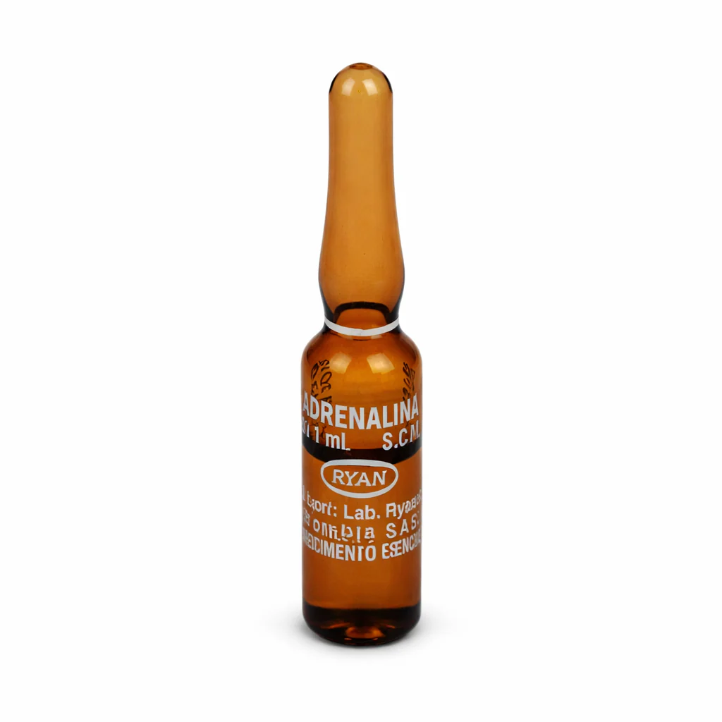 Adrenalina 1 mg x 1 ml Epinefrina Ryan - Uso Inmediato