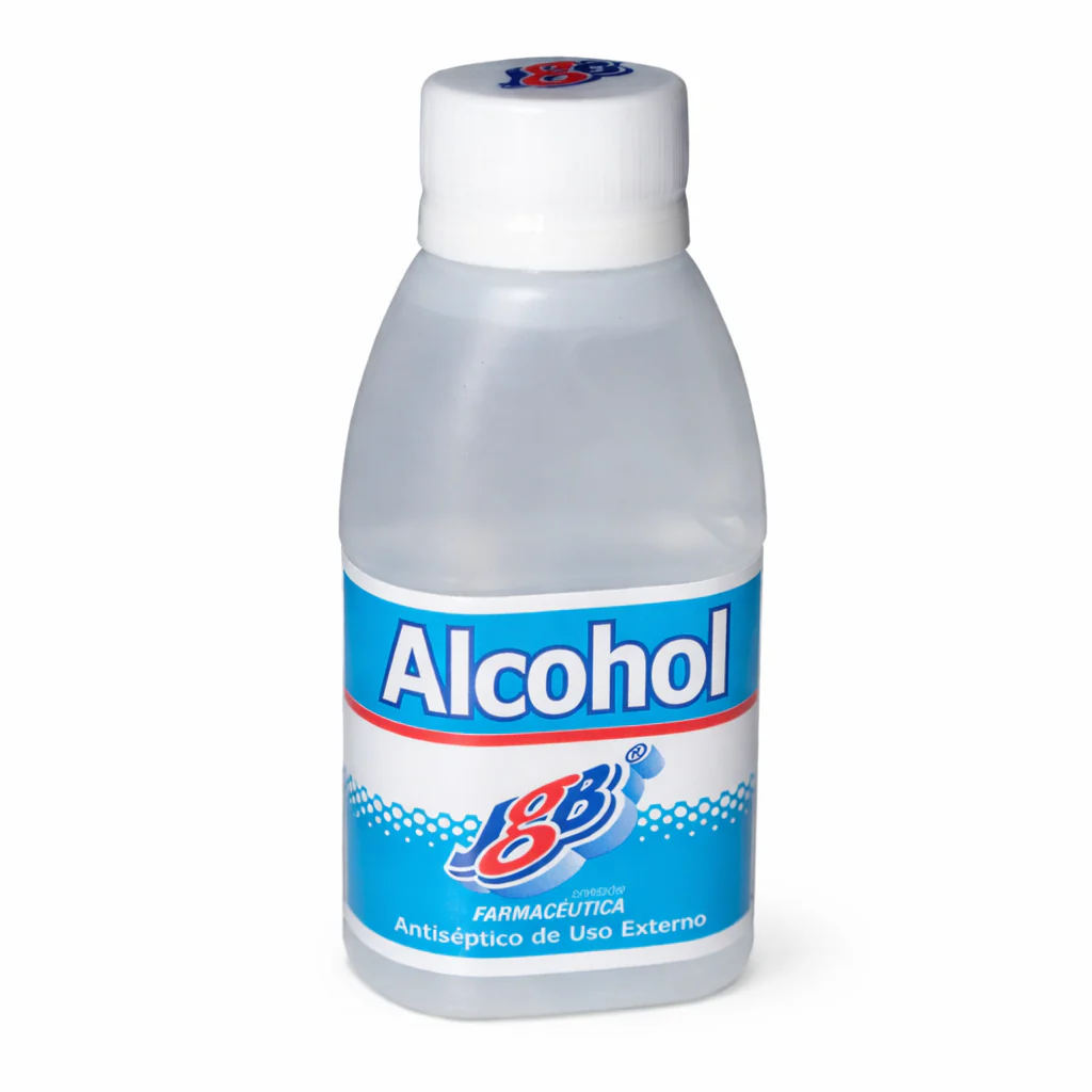 Alcohol 70% Envasado Plástico 120 ml JGB