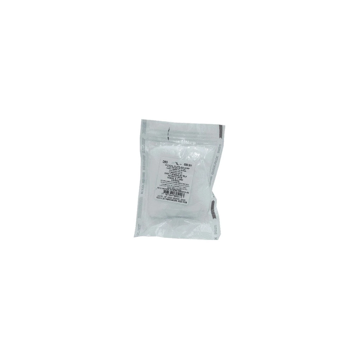 Apósito De Gasa Estéril 8x16 cm - Medical Supplies