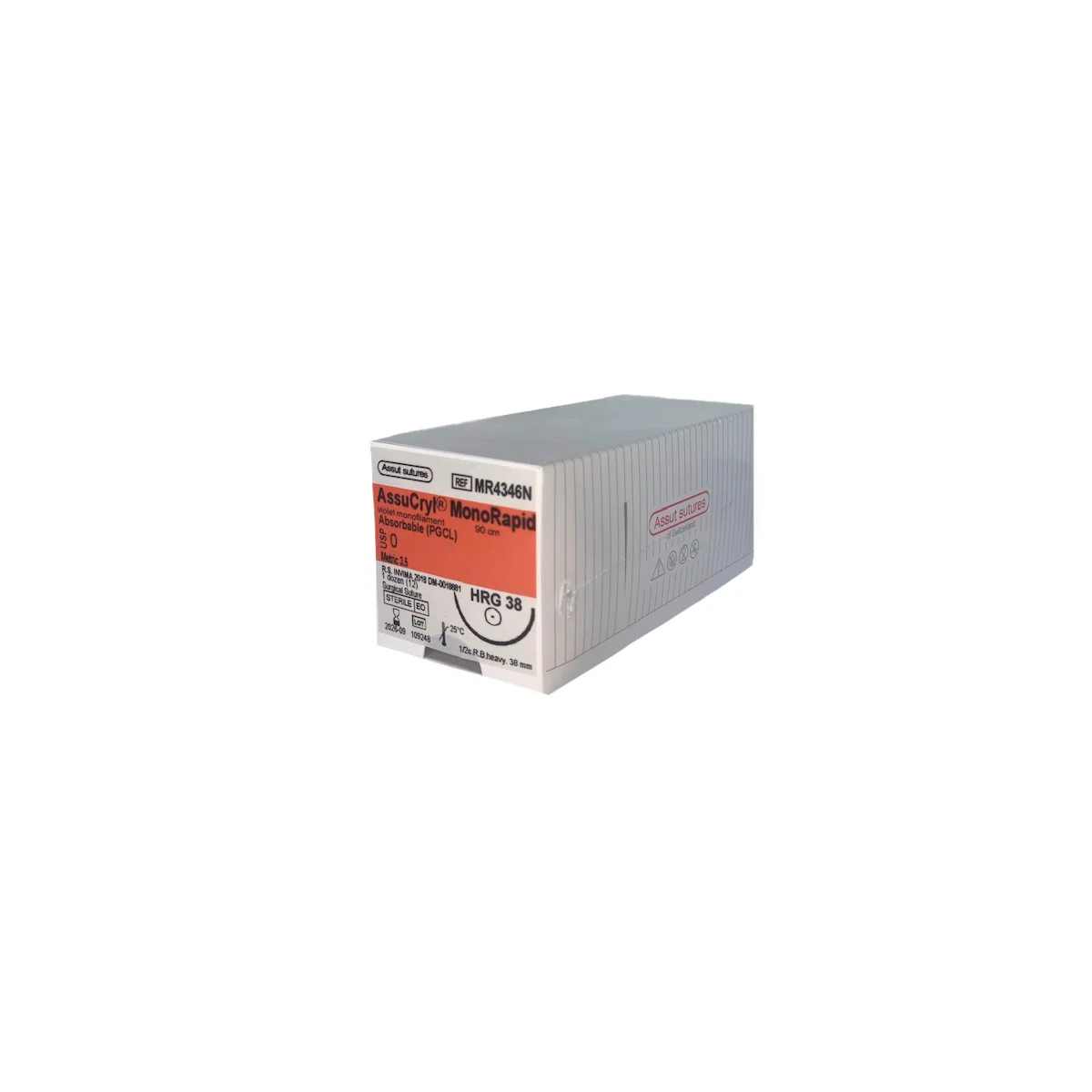 AssuCryl Monorapid 0 HRG 38mm Hebra 90cm Ref. MR4346N