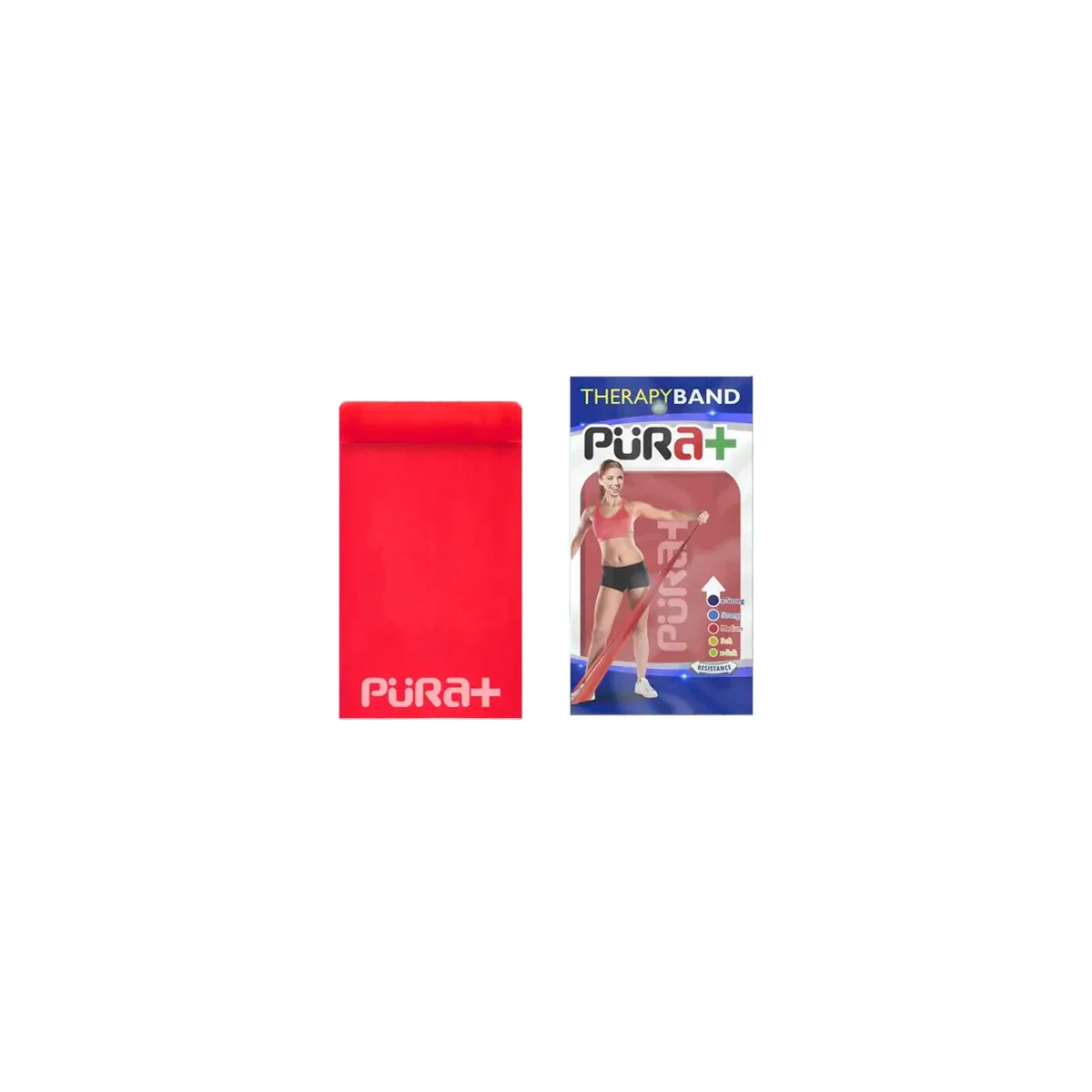 Banda Elástica Fisioterapia Regular Roja Pura+ x Und