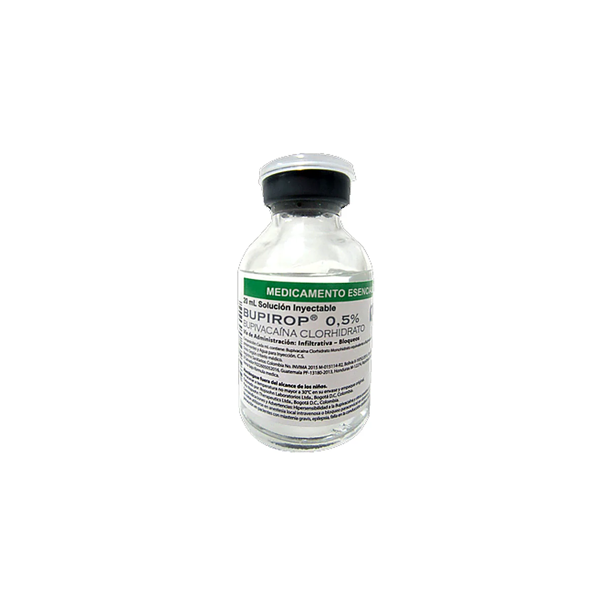BUPIROP 0.5% Simple 20ml - Solución Inyectable de Bupivacaina
