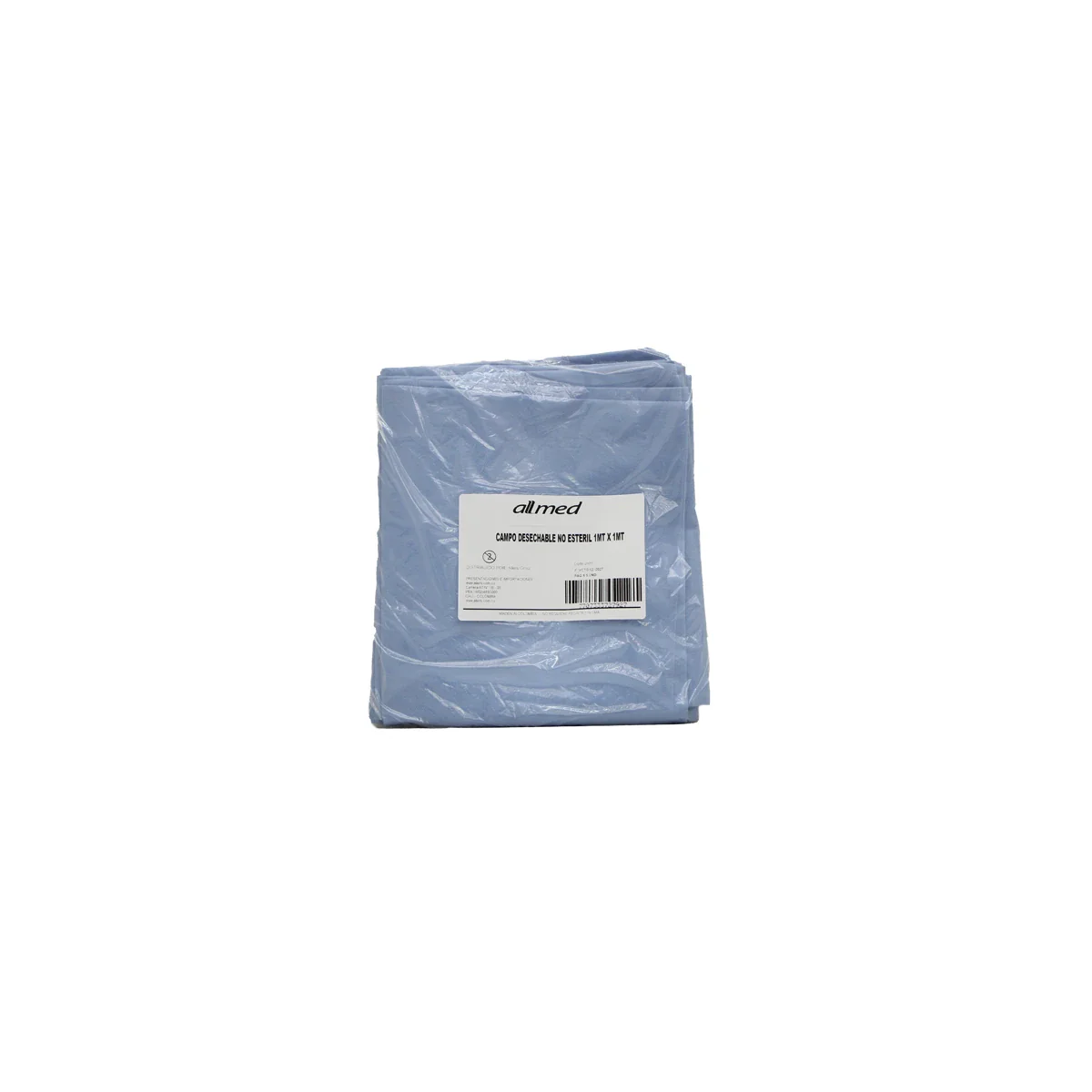 Campo Desechable No Estéril 1m x 1m Paq x 5 Und - Allmed