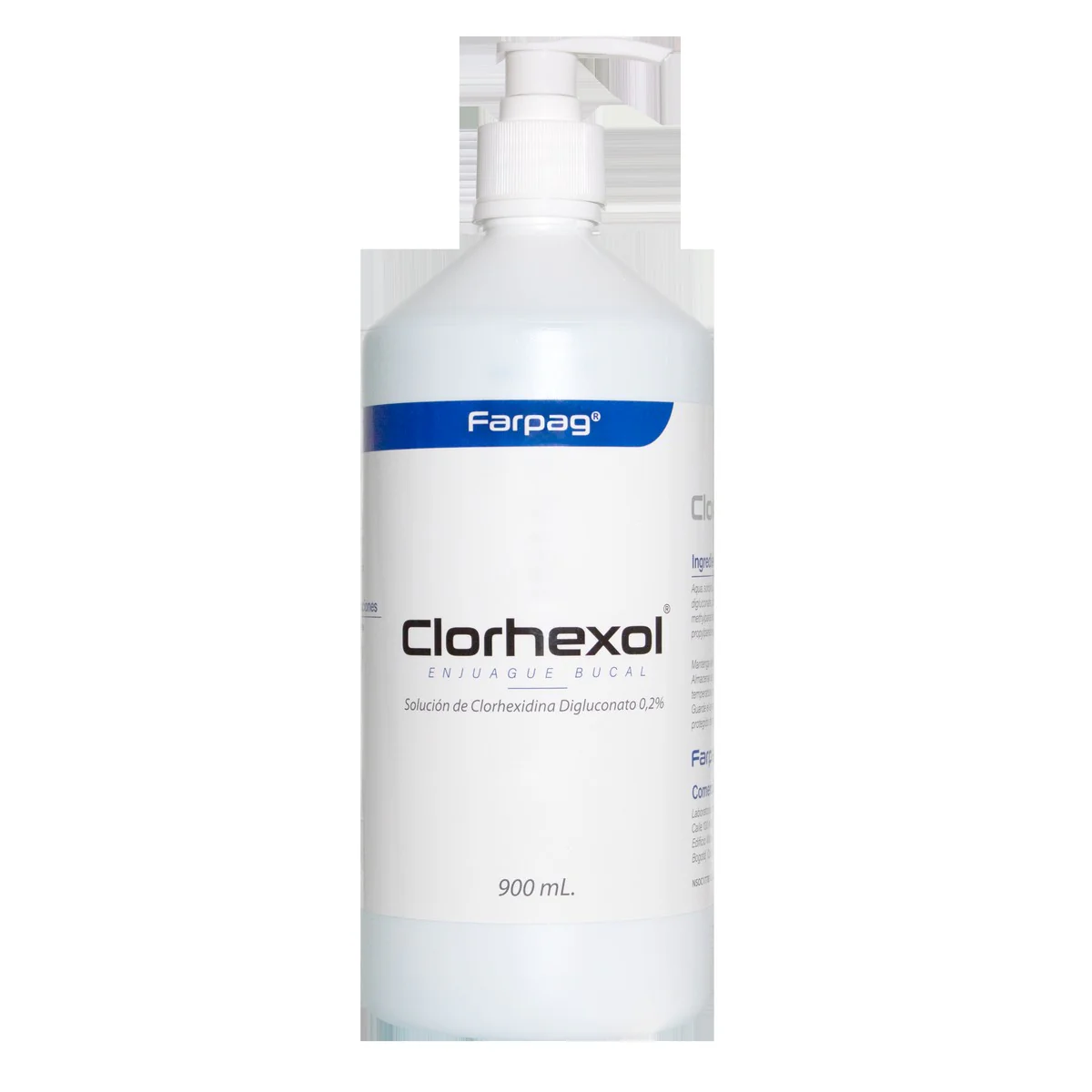 Clorhexol Enjuague Bucal 0.2% 900 ML - Farpag