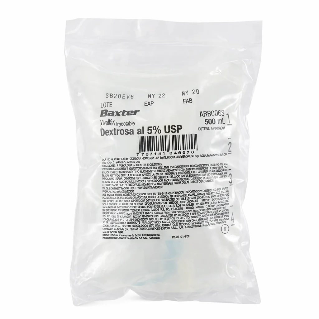 Dextrosa 5% Solución Hidratante 500 ml ARB0063