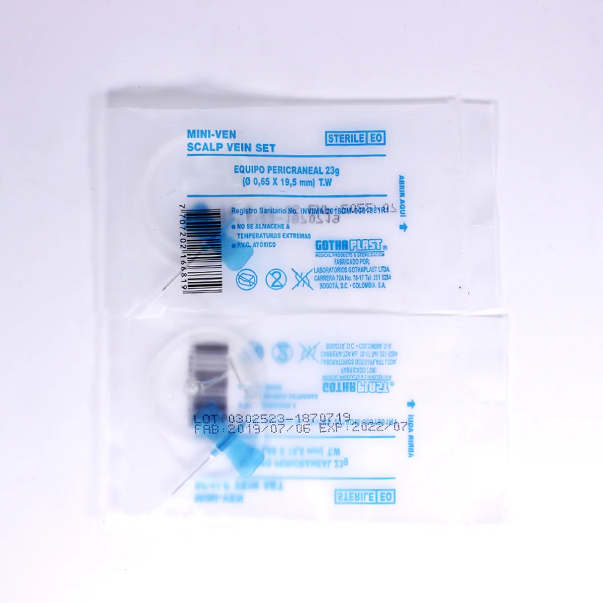 Gothaplast Mini Equipo Pericraneal 23G Luer Slip - Unidad