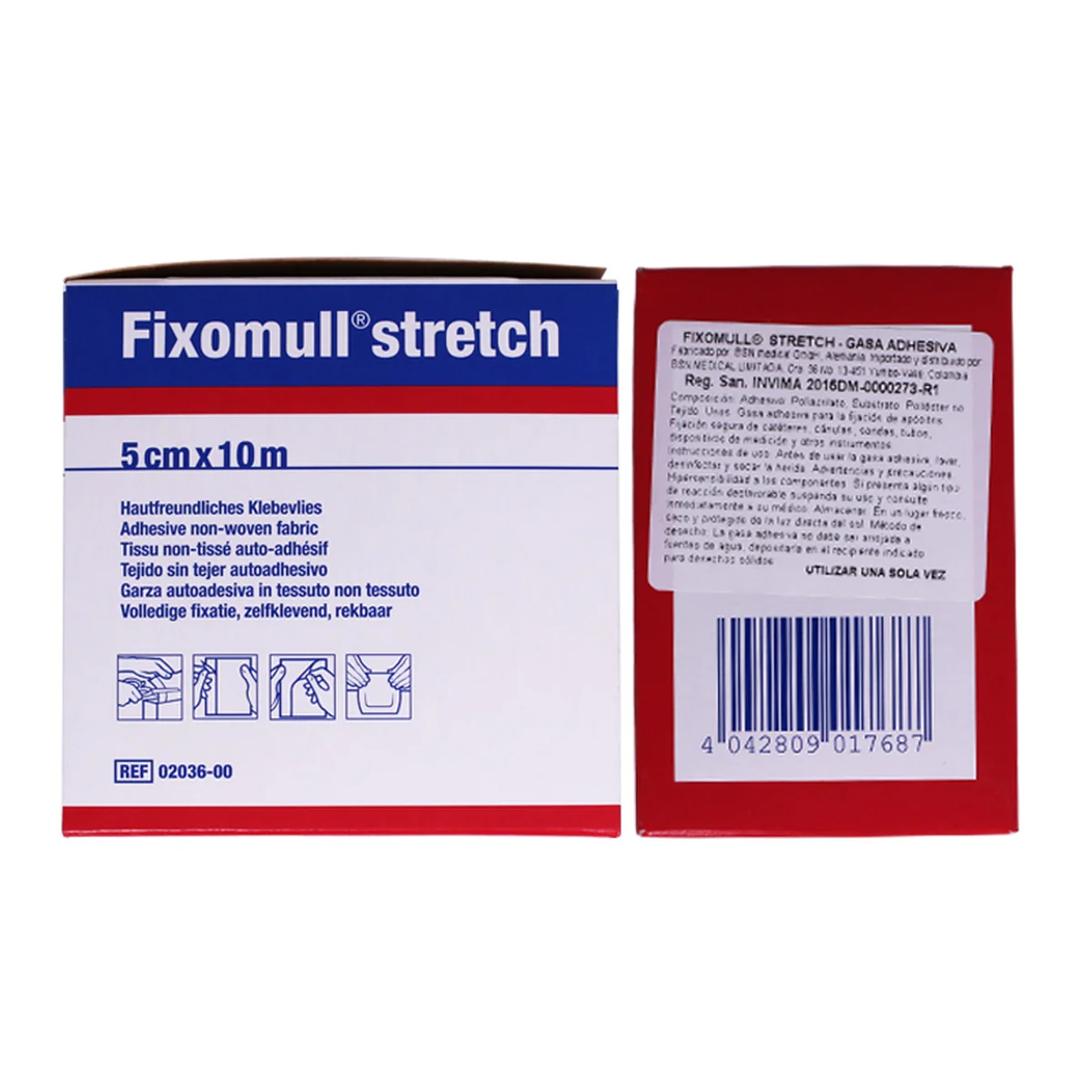 FIXOMULL Stretch 5cm x 10m - Venda Adhesiva Elástica