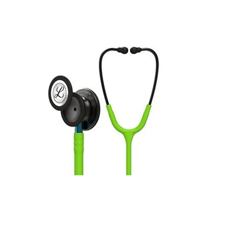 Fonendo 3M Littmann Classic III - Campana Humo, Tubo Verde Lima
