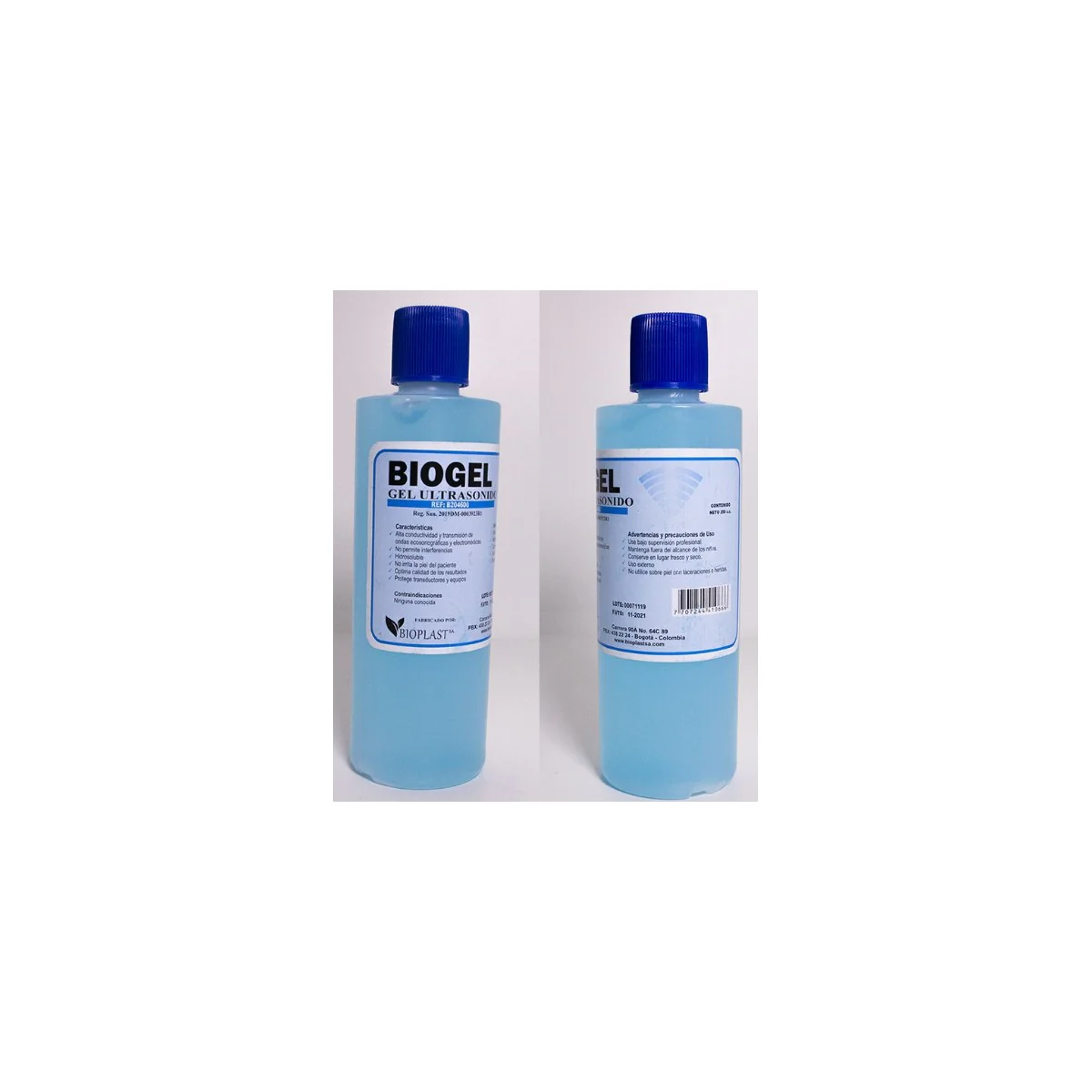 Gel Conductor Ultrasonido Biolife 250ml - Uso Profesional