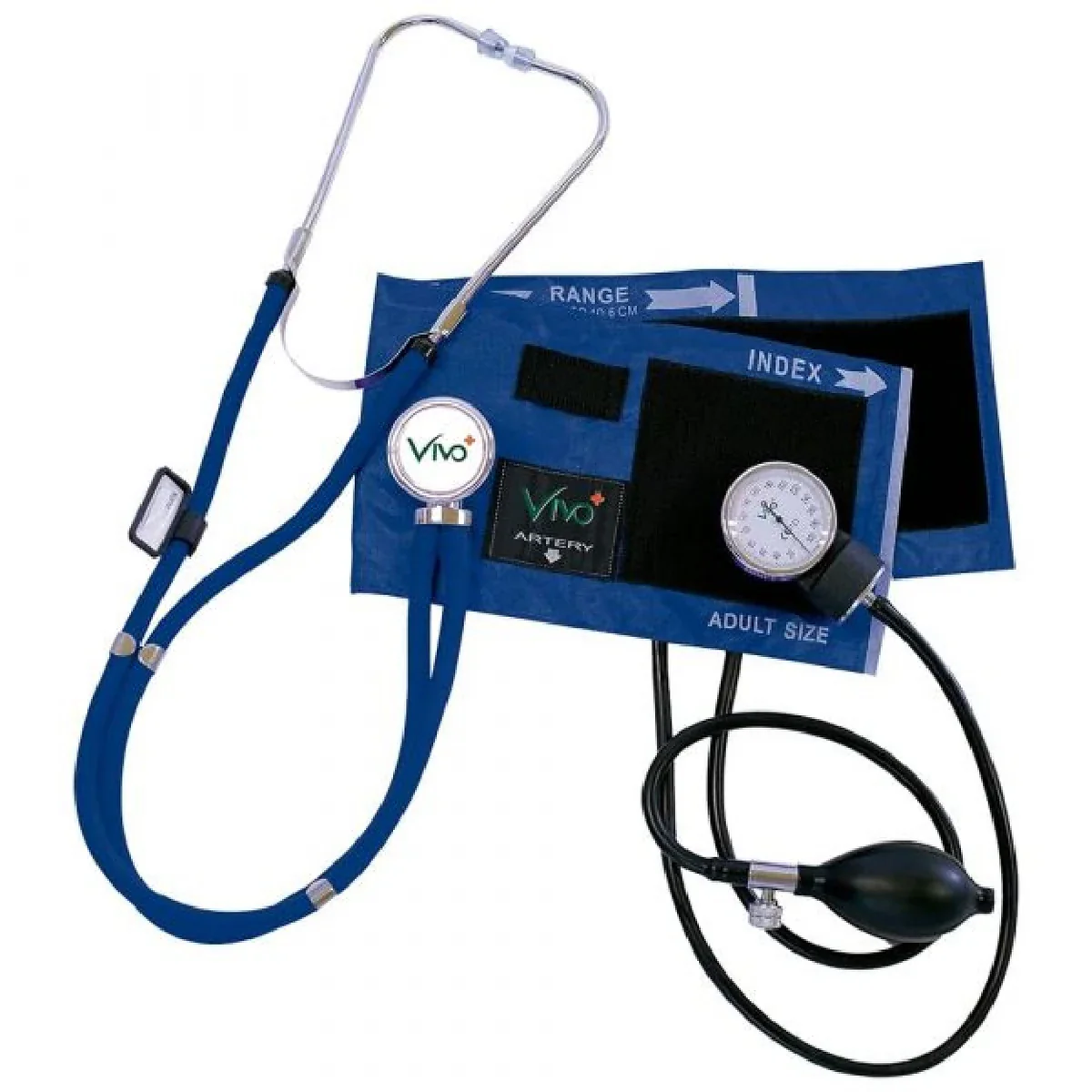 Kit Tensiometro Y Fonendoscopio Doble Campana Vivo+