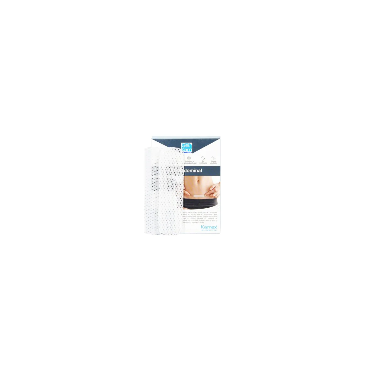 Lámina Abdominal Gel Con Malla Ref. 430001NL - Kamex (4 Und)