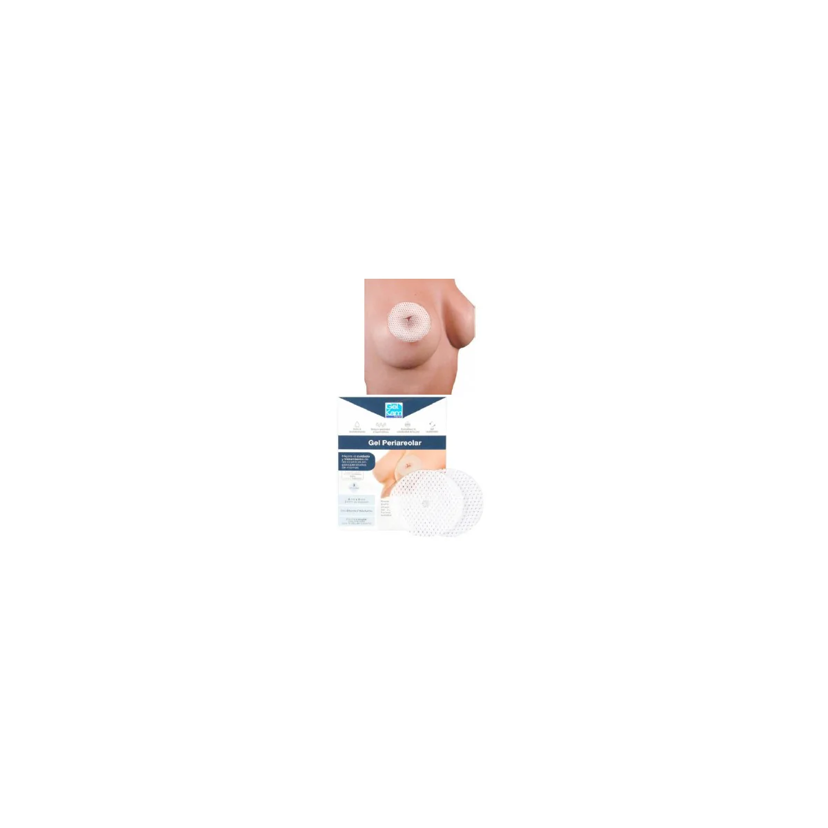 Lámina En Gel Periareolar Kamex Ref. 430002NL - Cja x 2 Und