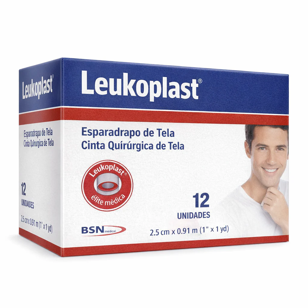 Rollos Adhesivo Médico Leukoplast 1" x 1 x 12 Rollos