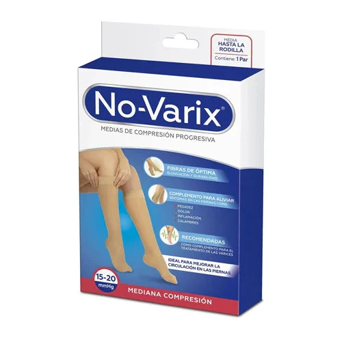 Media No-Varix Rodilla Beige Small REF-10105502
