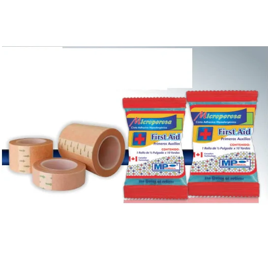 Cinta Médica Microporo Piel 2" x 10 Yds Alta Adhesividad Und