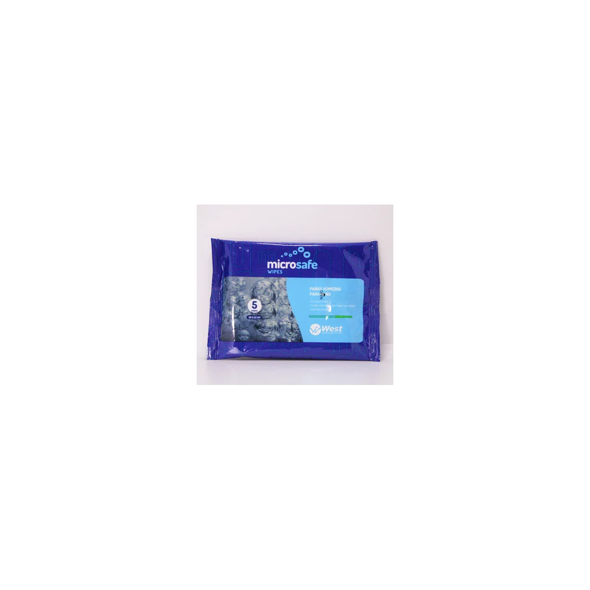 Pañales Humedos Para Baño 5 Und MicroSafe Wipes