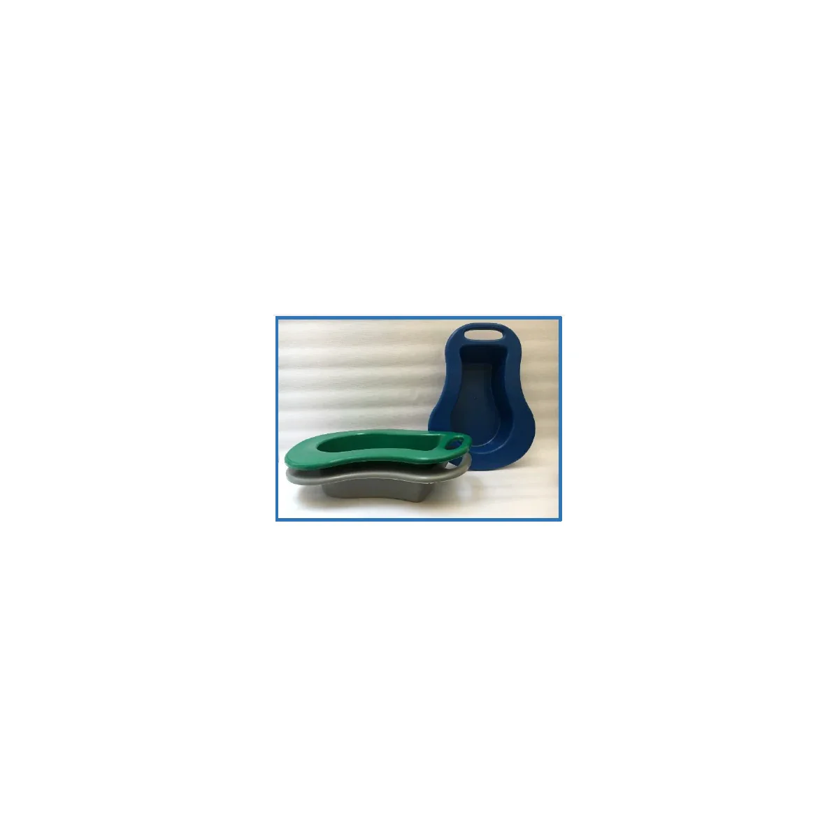 Pato Coprológico Plástico Azul Con Agarradera Kamex 6351