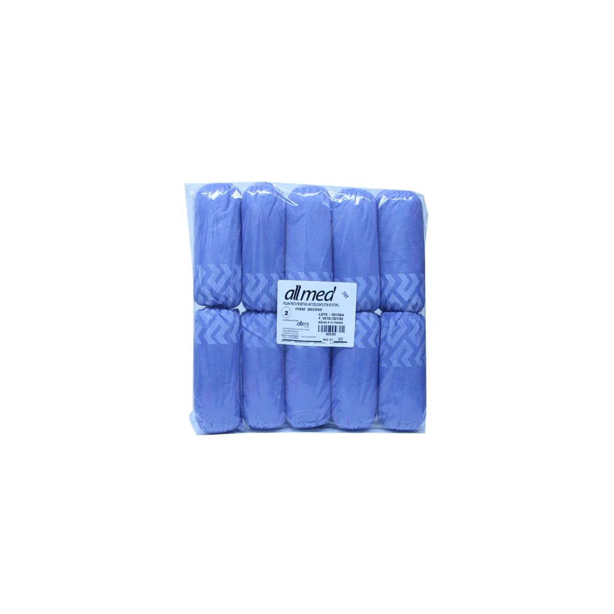 Polaina Recta Antideslizante MT5A - 50 Pares Ref. 302292