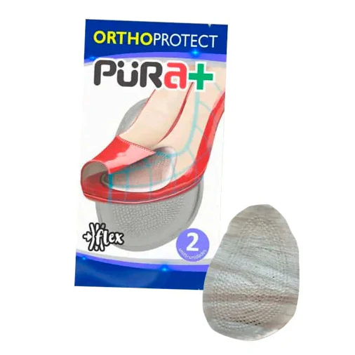PURA+ Puntera Silicona Gel Transparente Talla Única x Par
