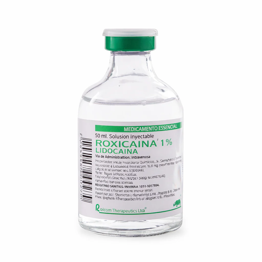 Roxicaina Inyectable 1% Simple - Anestésico Local 50 ml Ropsohn