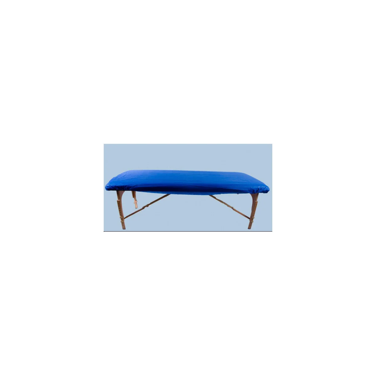 Sábana Resortada Azul 2x1m 25-30gr Paq x10 - Allmed
