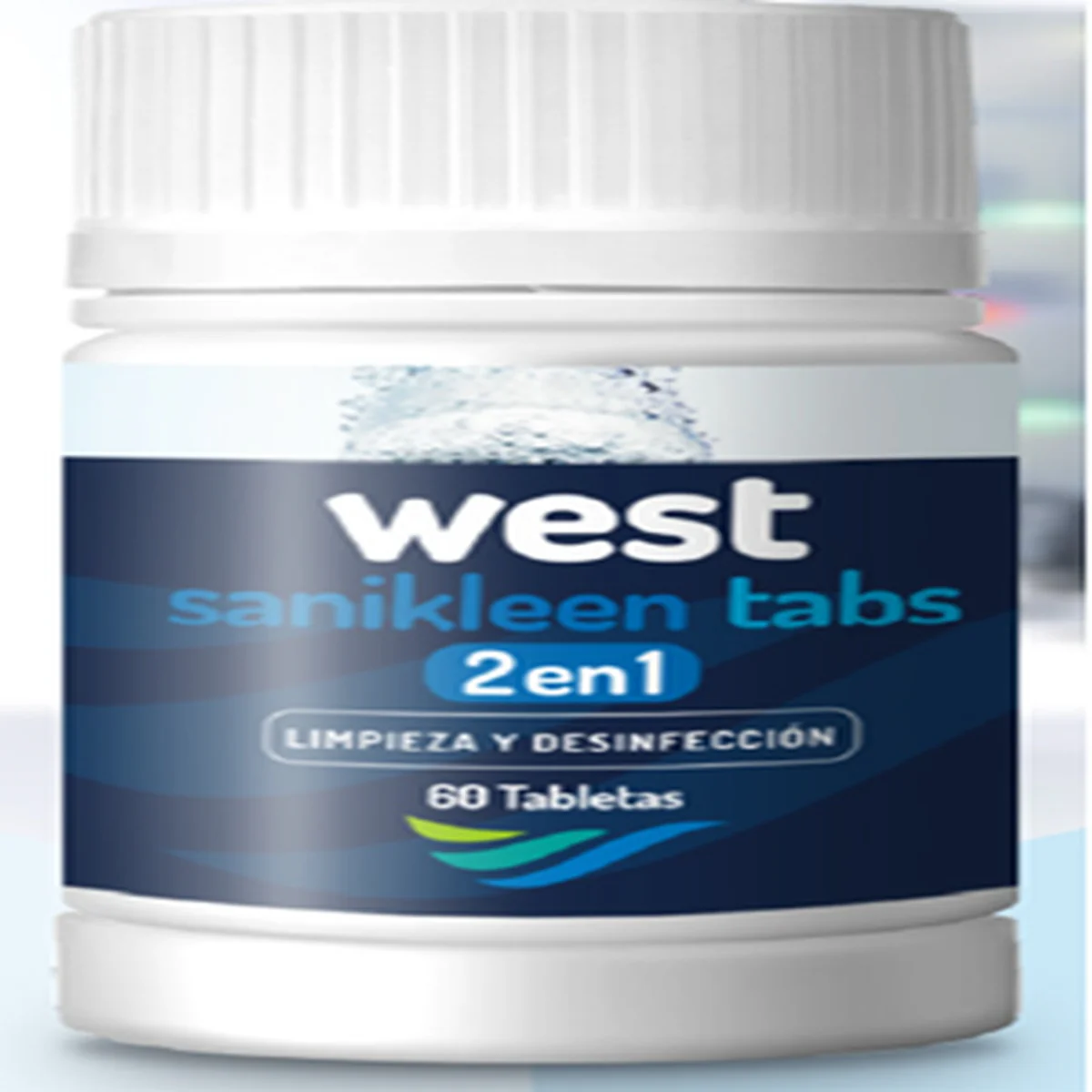 Sanikleen Tabs 2 En 1 Cloro Orgánico 60 Tabletas