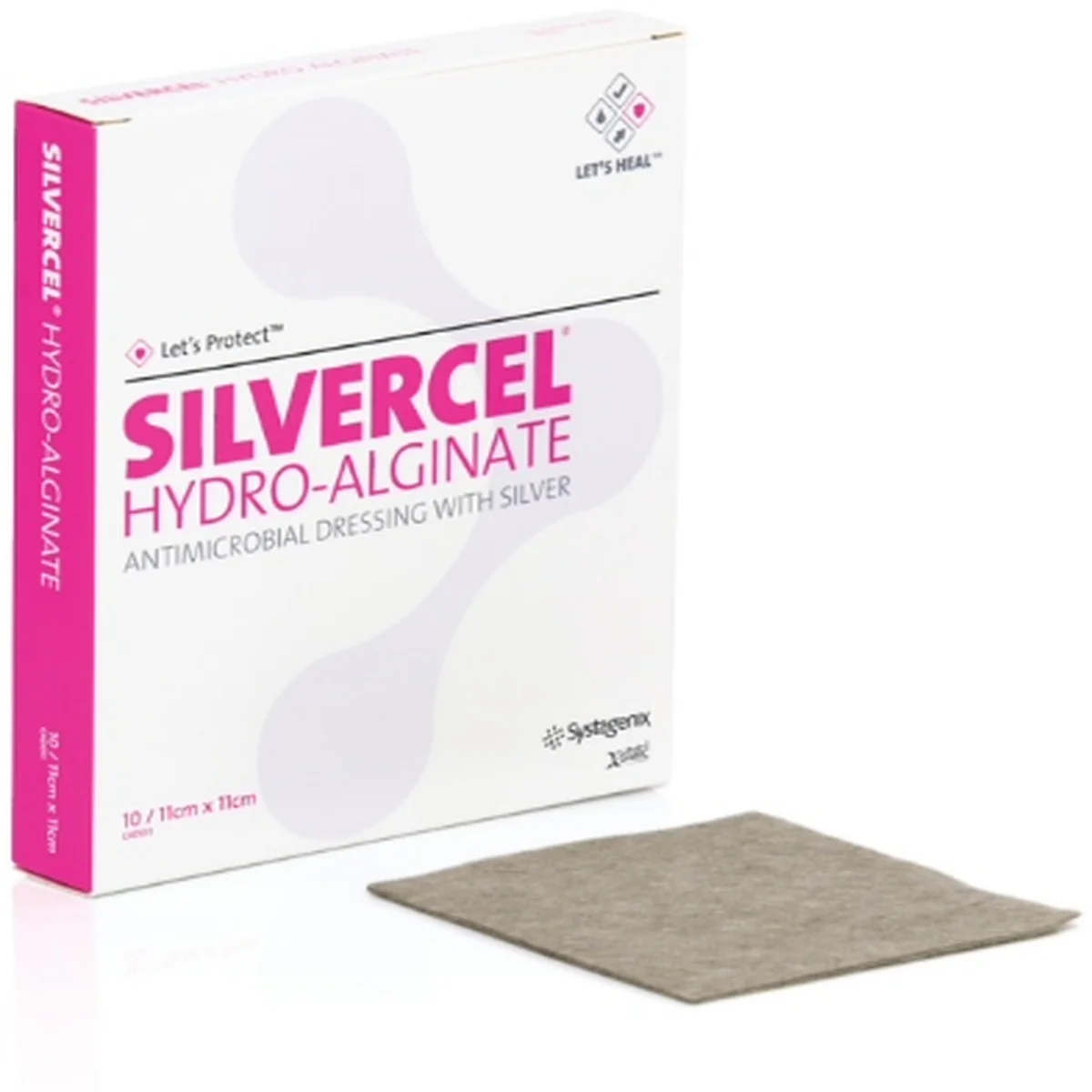 Silvercel No Adherente 11x11 cm - Hidroalginato Con Plata