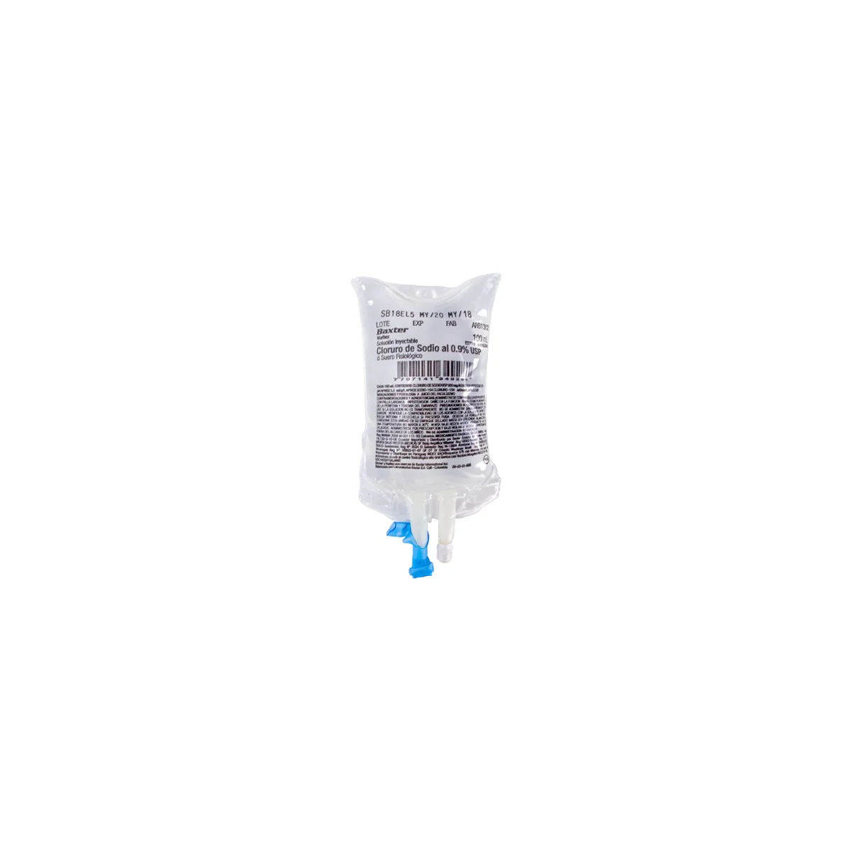 Solución Salina Normal 0.9% 100ml ARB1302 - Cloruro de Sodio