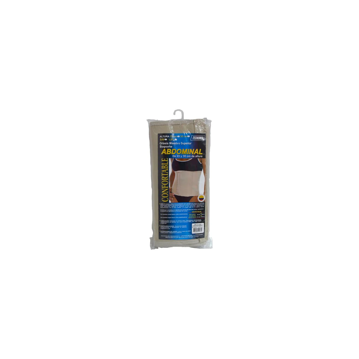 Kromia Soporte Abdominal 23 cm Habano Talla L-XL
