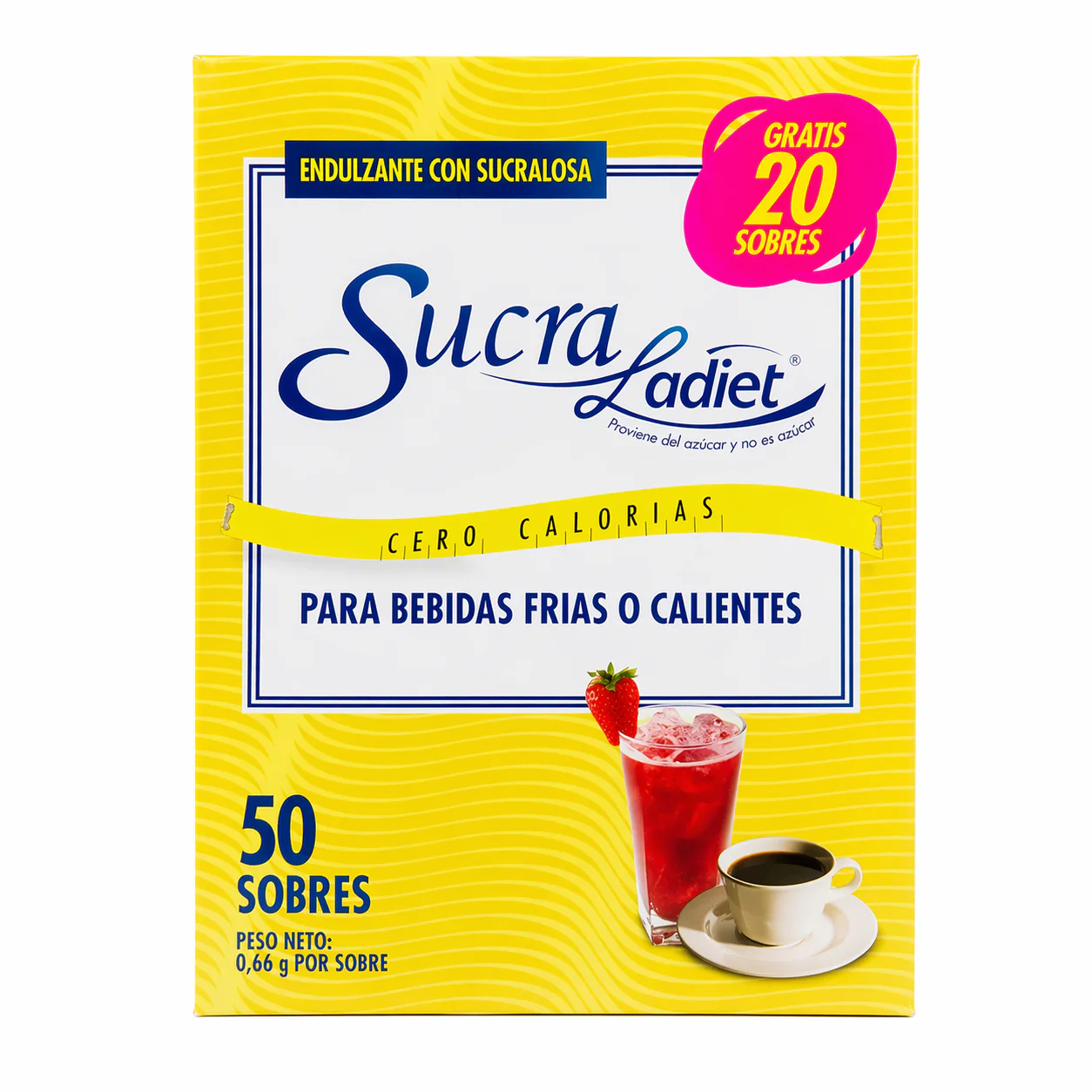Sucraladiet Sucralosa X 50 Sobres + 20 Sobres Gratis