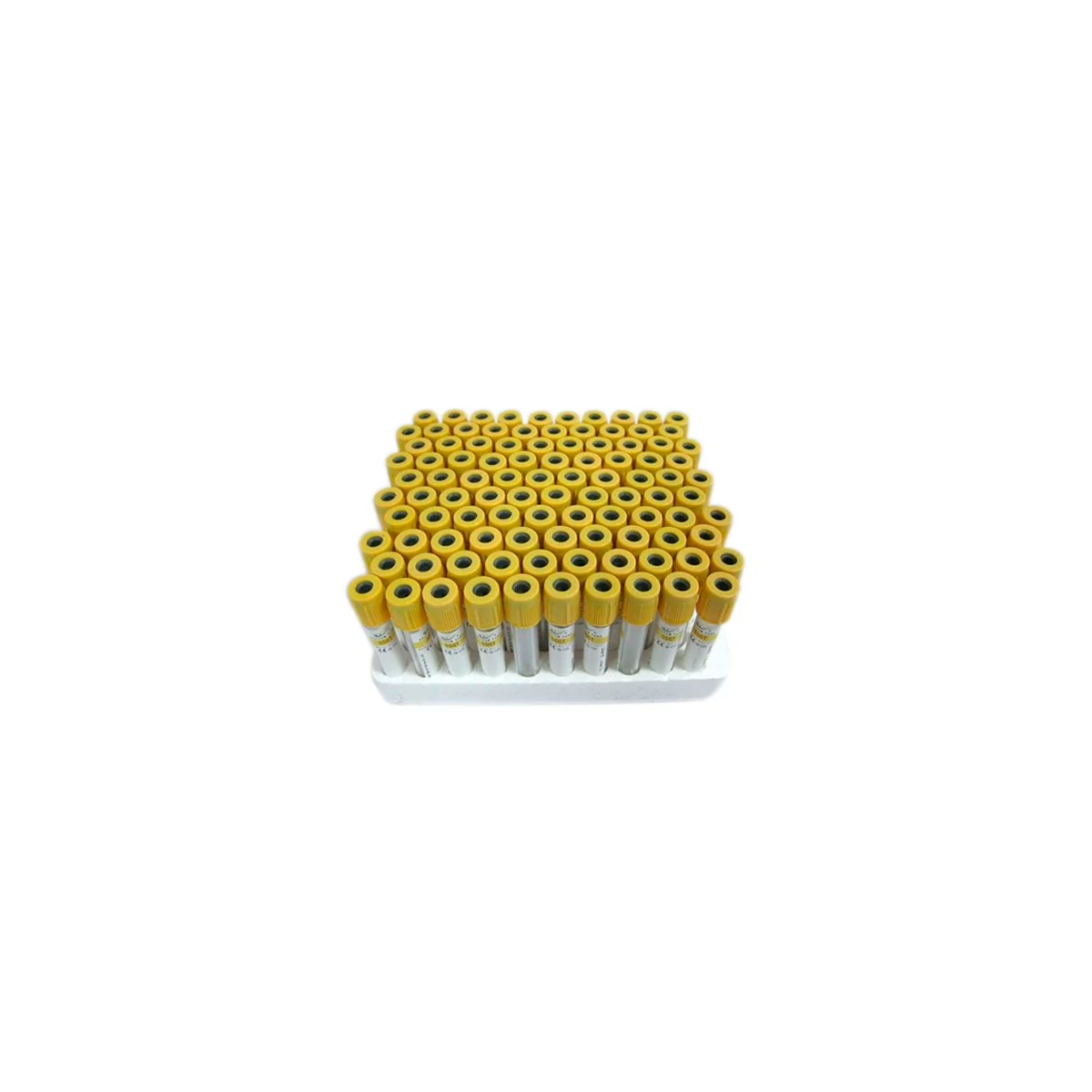 Tubo Vacutainer Amarillo B.D. 5ml x 100 Und. Plast.