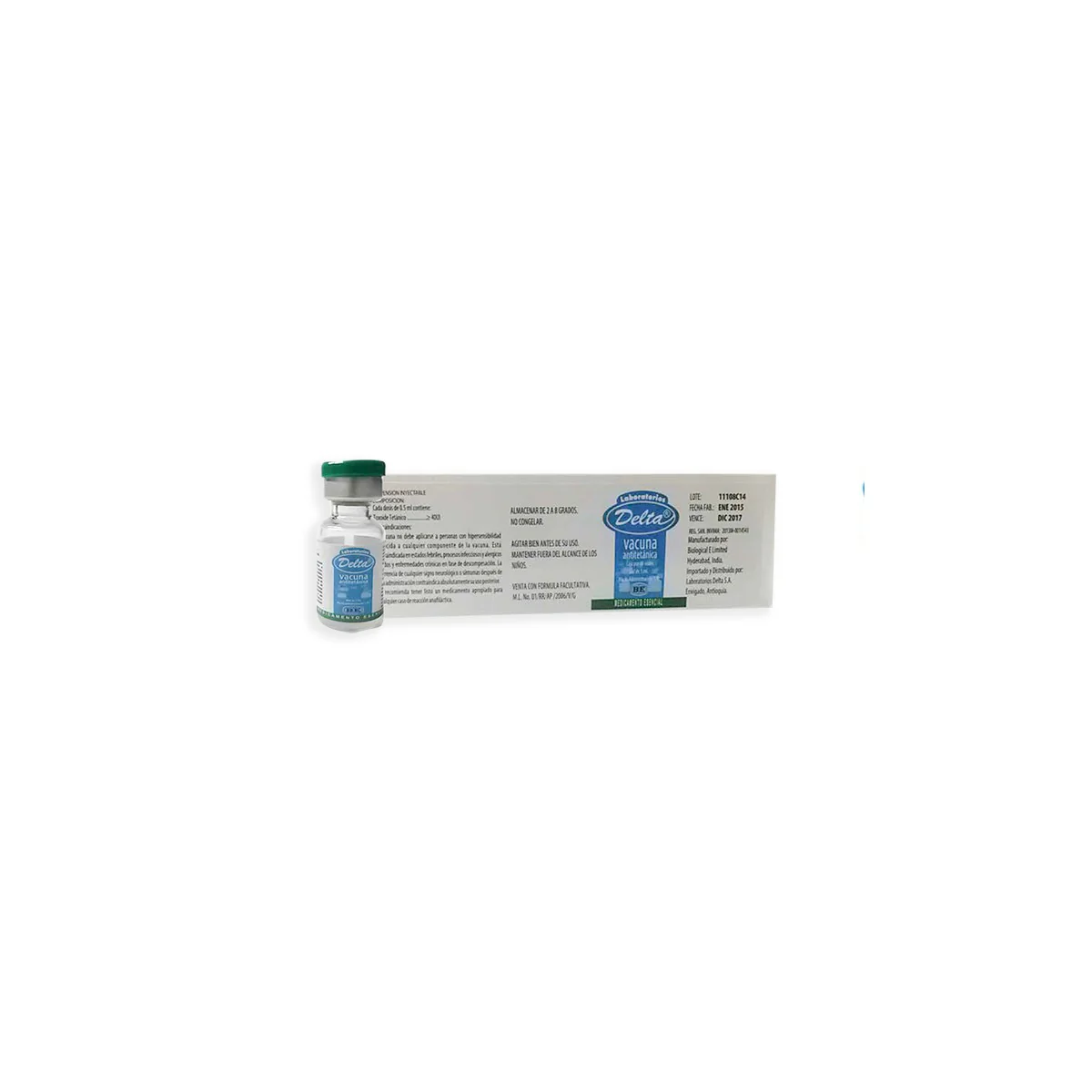 Vacuna Antitetánica 0.5 ml Biológica - Protección Efectiva