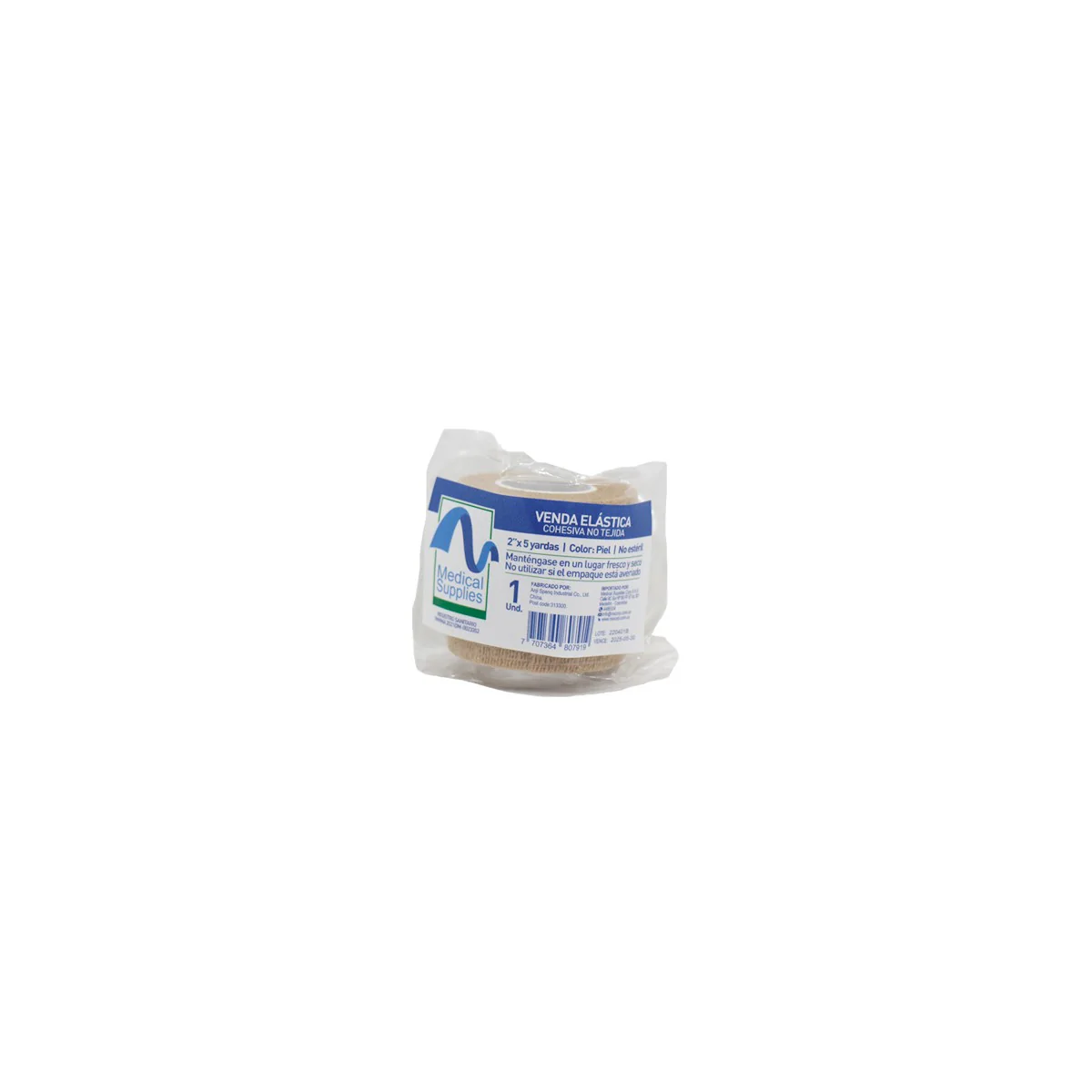 Venda Cohesiva Piel 2" x 5 Yards - Medical Supplies Corp.